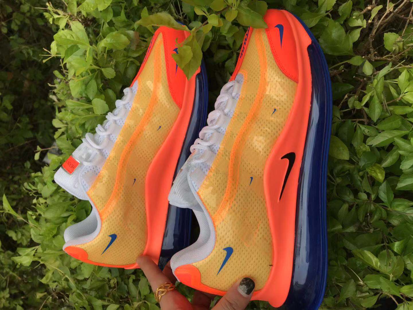 2020 Nike Air Max 720 95 Yellow Orange Blue - Click Image to Close